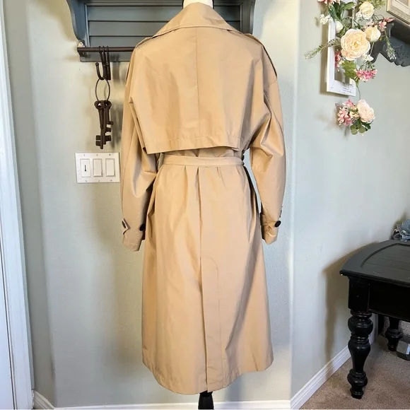 Zara wind and rain trench coat nwt - Picture 3 of 10